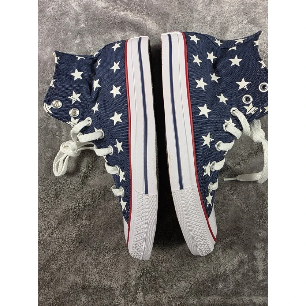 Converse Chuck Taylor All Star High Top Womens 7 Americana, Patriotic NEW - Picture 6 of 7